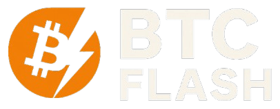 Interface of Flash Bitcoin testing tool displaying simulated BTC transactions and wallet settings for test environments.